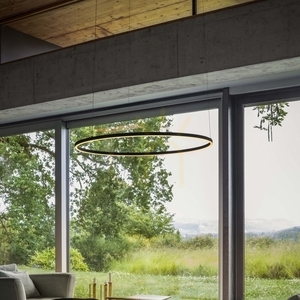 Pendant Light Ideal Lux Oracle Slim D090 White LED 3000K 90cm 304434 small 3