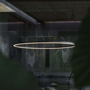 Pendant Light Ideal Lux Oracle Slim D090 White LED 3000K 90cm 304434 small 4