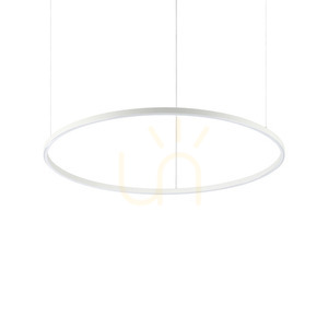 Pendant Light Ideal Lux Oracle Slim D090 White LED 3000K 90cm 229478 small 0