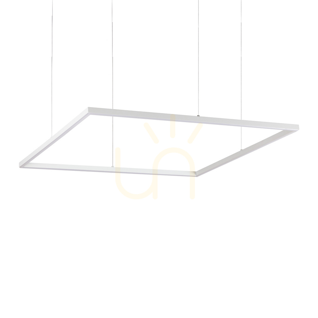 Pendelleuchte Ideallux Oracle Slim D090 Square LED 53W 3000K weiß 259192