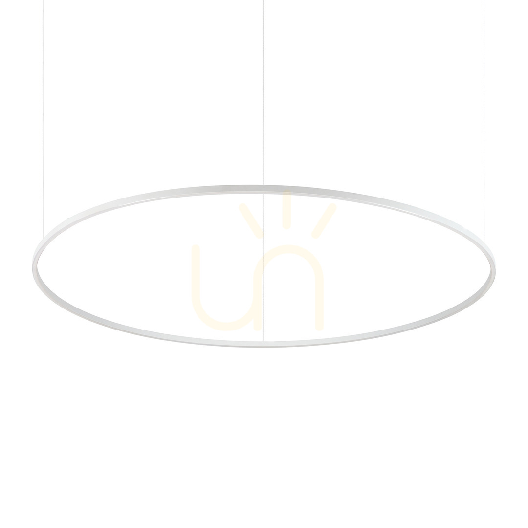 Pendelleuchte Ideallux Oracle Slim D150 rund LED 3000K weiß 265957
