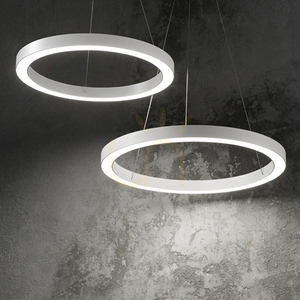 Pendant Light Ideallux Oracle D60 White LED 33W 211398 small 1