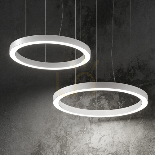 Check Pendant Light Ideallux Oracle D70 Black LED 35W 222110