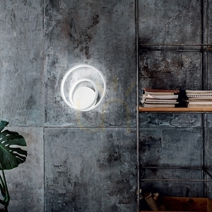 Wall Light Ideallux OZ ON-OFF OTTONE Brass 29 cm 26W 3000K 269405 small 1