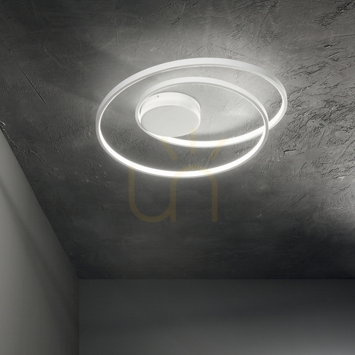 Check Plafon Ideallux OZ PL DALI Nero 60 cm LED 48W 3000K 304526