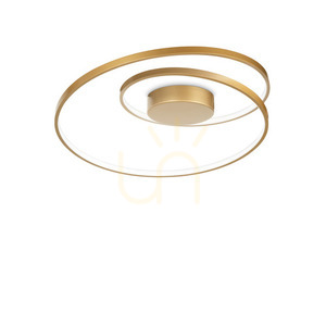 Ceiling Light Ideallux OZ PL DALI Brass 60 cm 48W 3000K 304533 small 0