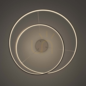 Pendant Light Ideallux OZ SP D80 Brass 80 cm LED 3000K 269467 small 3