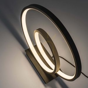 Table Lamp Ideallux OZ Brass LED 22W 3000K Dimmable 28 cm 269498 small 4