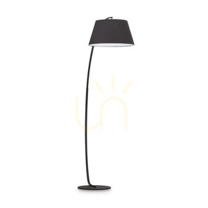 Standing Lamp Ideallux Pagoda PT1 Black Metal Fabric E27 051765 small 0