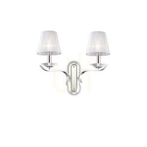 Wall Light Ideallux Pegaso AP2 Bianco White 2-Light 059211 small 0