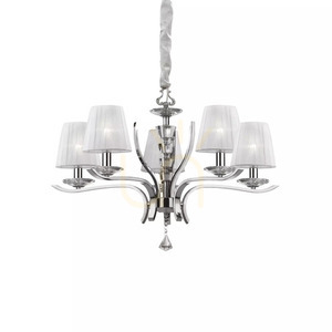 Pendant Light Ideallux Pegaso SP5 Brass 5-Light 72 cm 197722 small 2