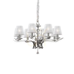Pendant Light Ideallux Pegaso SP8 Bianco White 8-Light 76 cm 059242 small 0