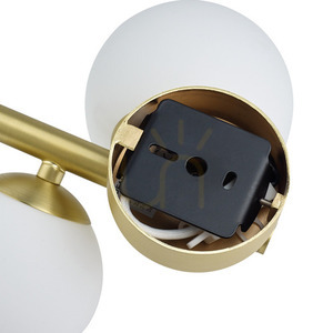 Wall Light Ideal Lux Perlage AP3 Bianco White Brass Glass 3xG9 283784 small 5