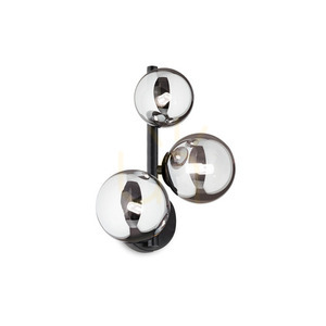 Wall Light Ideallux Perlage AP3 Fumé Black Glass 3xG9 271439 small 0