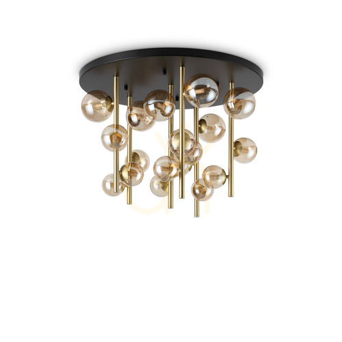 Check Plafon Ideallux PERLAGE PL18 Ambra 70 cm 18xG9 328379