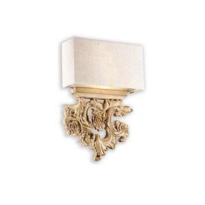Wall Light Ideallux Peter AP2 Wood Fabric 2xE14 075211 small 0
