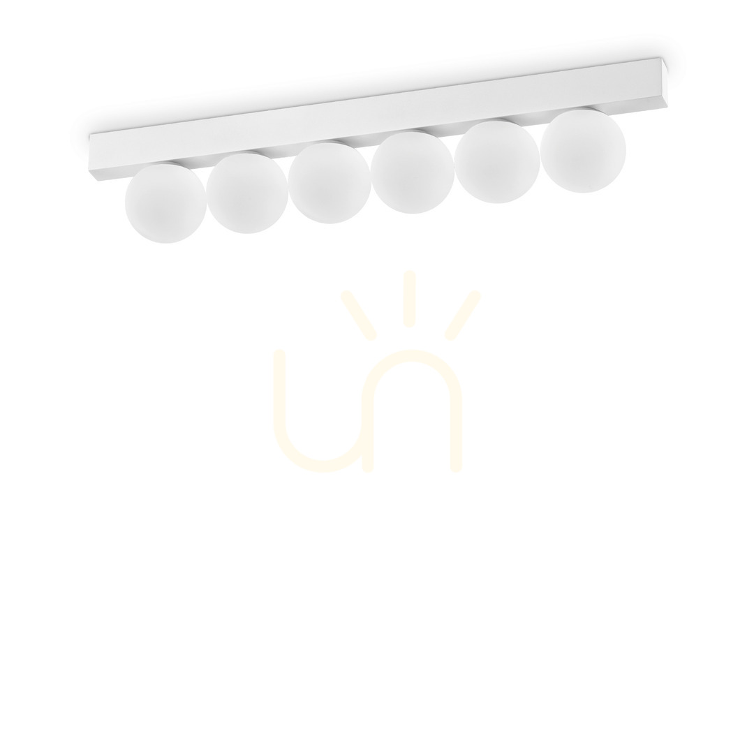 Plafon Ideallux Ping Pong PL6 Bianco biały 43,5 cm 328256