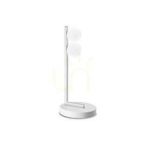Table Lamp Ideallux Binomio White Metal Glass LED 35 cm 328294 small 0