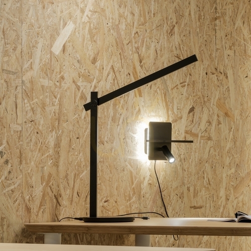Check Table Lamp Ideallux Pivot TL Nero Black LED 7W 289151
