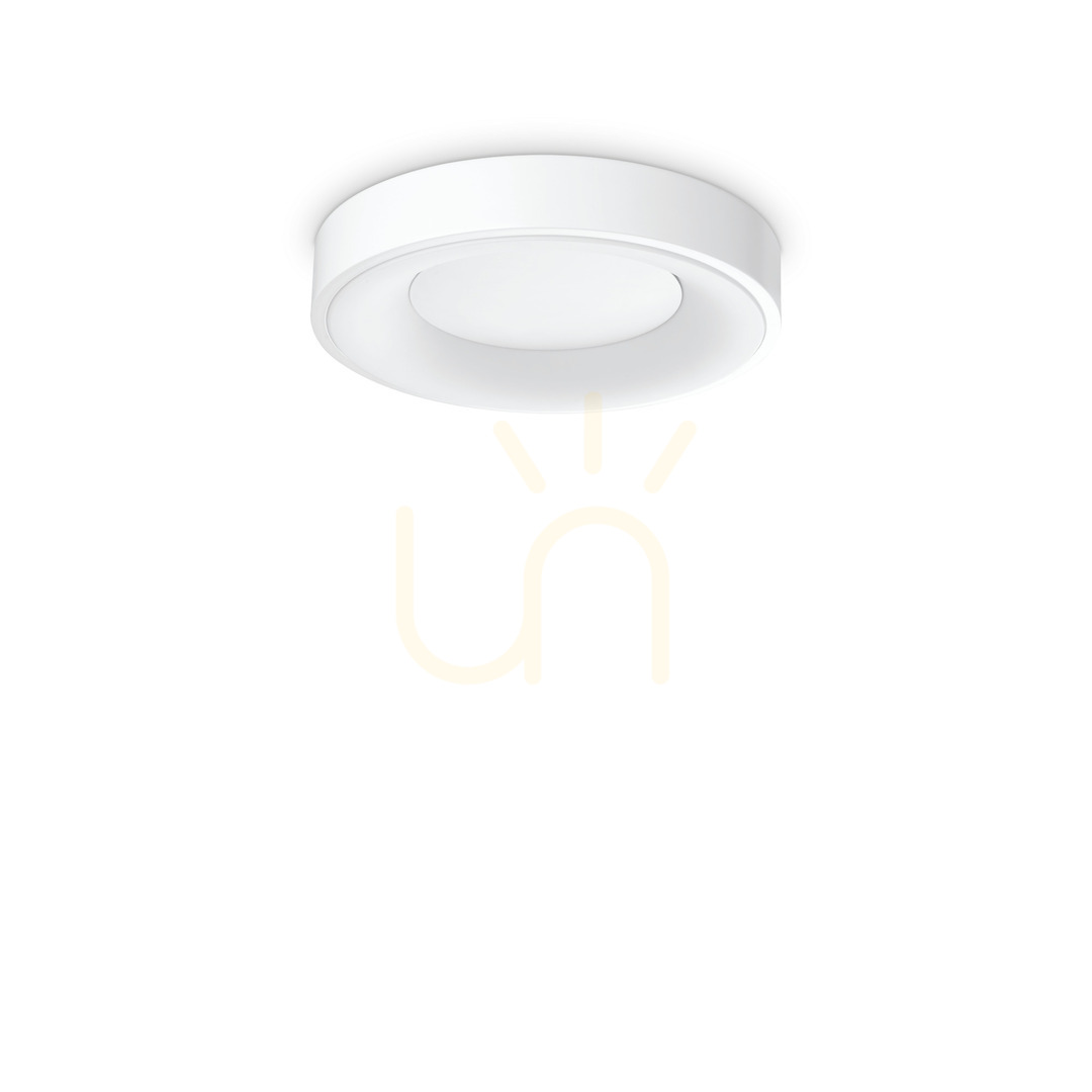 Plafon sufitowy Ideallux Planet PL D30 biały LED 15W 30 cm 312323