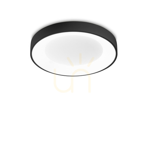 Check Plafon sufitowy Ideallux Planet PL D40 czarny LED 20W 40 cm 312330