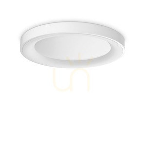 Plafon sufitowy Ideallux Planet PL D50 biały LED 25W 50 cm 312354 small 0