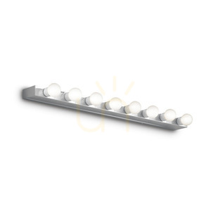 Wall Light Ideallux Prive AP8 Chrome 8-Light 80 cm 045634 small 0