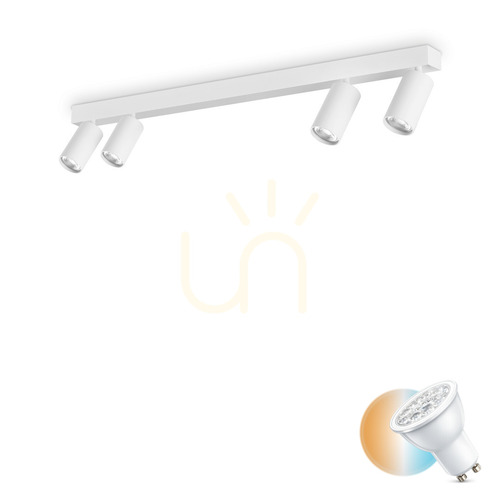 Check Plafon sufitowy Ideal Lux Profilo PL4 Bianco biały 4xGU10 90 cm 328188