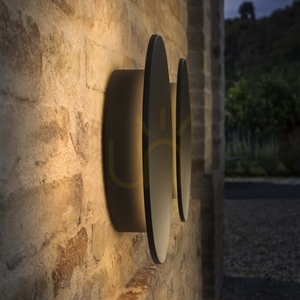 Outdoor Wall Lamp Ideallux Punto D30 Anthracite LED 16W 313566 small 3