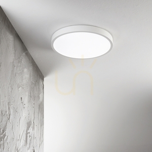 External Ceiling Light Ideallux RAY 318264 White IP44 40 cm 26W small 3