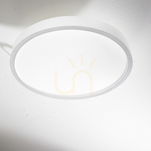 External Ceiling Light Ideallux RAY 318264 White IP44 40 cm 26W small 5