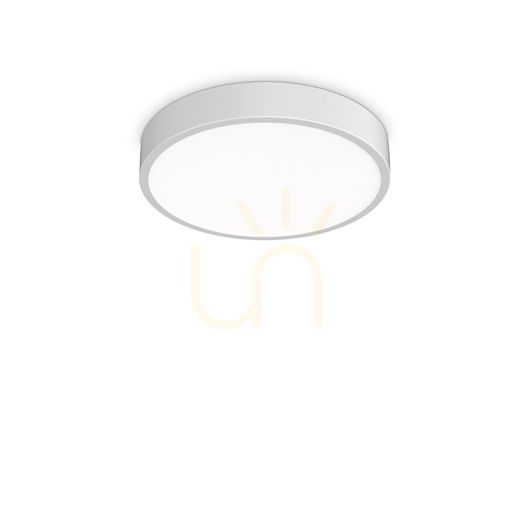 External Ceiling Light Ideallux RAY 318264 White IP44 40 cm 26W