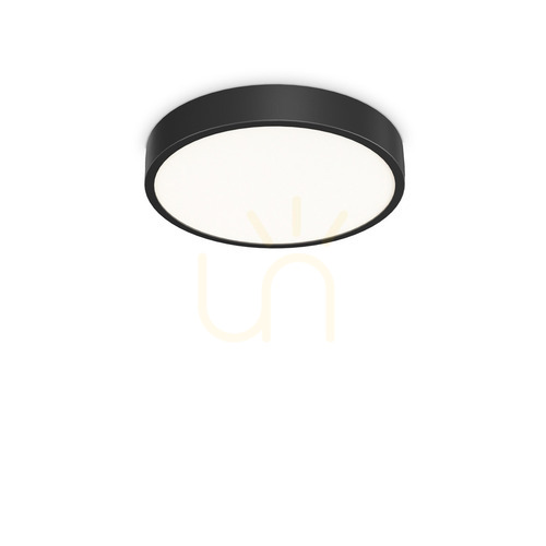 Check External Ceiling Light Ideallux RAY PL D40 Black 40 cm 327600