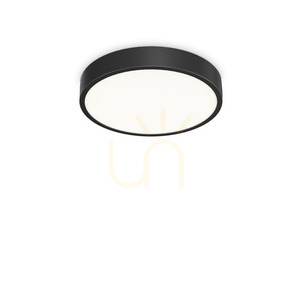 External Ceiling Light Ideallux RAY PL D40 Black 40 cm 327600 small 0
