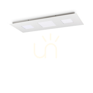 Plafon Ideallux Relax PL D110 biały LED 84W 255941 small 0
