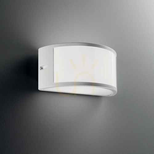 Check Outdoor Wall Lamp Ideallux REX AP1 White 25 cm 092393