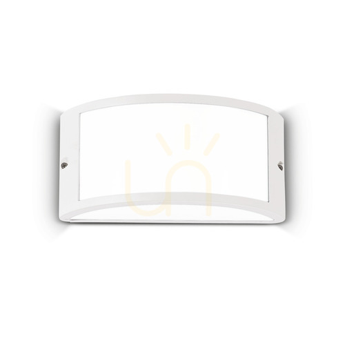 Check Outdoor Wall Lamp Ideallux REX AP1 White 25 cm 092393