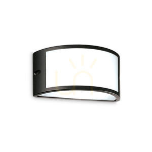Outdoor Wall Lamp Ideallux REX AP1 Nero Black 25 cm E27 322728 small 0