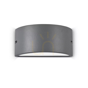 Outdoor Wall Lamp Ideallux REX AP1 Anthracite 25 cm E27 092423 small 1
