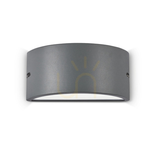 Check Outdoor Wall Lamp Ideallux REX AP1 Anthracite 25 cm E27 092423