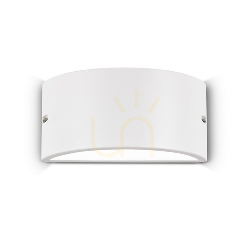Check Outdoor Wall Lamp Ideallux REX AP1 White 25 cm E27 092416