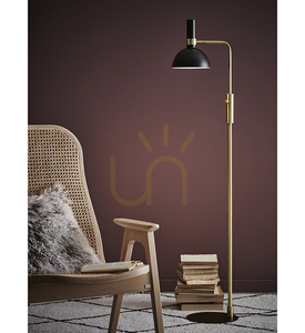 Floor Lamp Markslojd Larry Black Gold Metal Dimmer 146 cm 106972 small 1