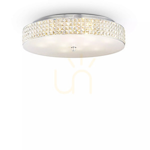 Plafon Ideallux Roma PL12 Chrome 60 cm 087870 small 1