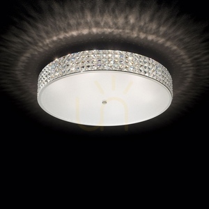 Plafon Ideallux Roma PL12 Chrome 60 cm 087870 small 2