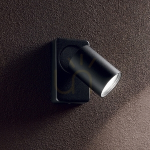 Wall Light Ideallux Rudy AP1 Round White GU10 229027 small 1