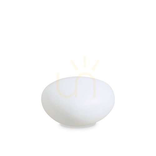 Check Outdoor Standing Lamp Ideallux Sasso PT1 White 33 cm 161761