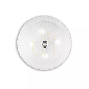 Plafond Ideallux Shell PL4 Transparent Glass 50 cm 008615 small 1