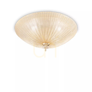 Plafond Ideallux Shell PL4 Transparent Glass 50 cm 008615 small 2