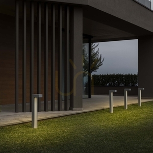 Outdoor Standing Light Ideallux Sirio PT2 H60 White Aluminum 115092 small 4