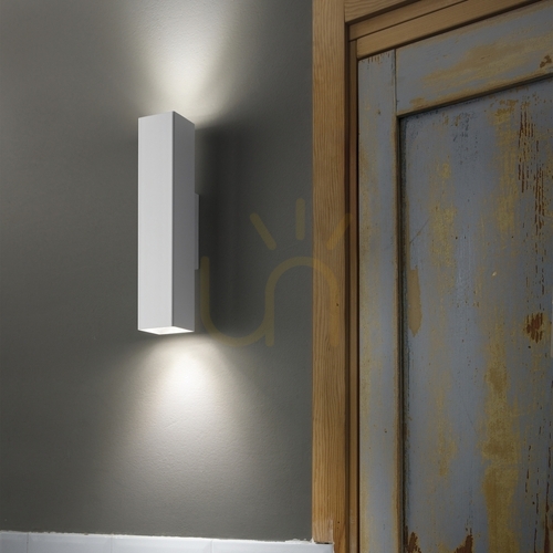 Check Wall Light Ideal Lux LOOK AP2 Black GU10 2-Light 126890